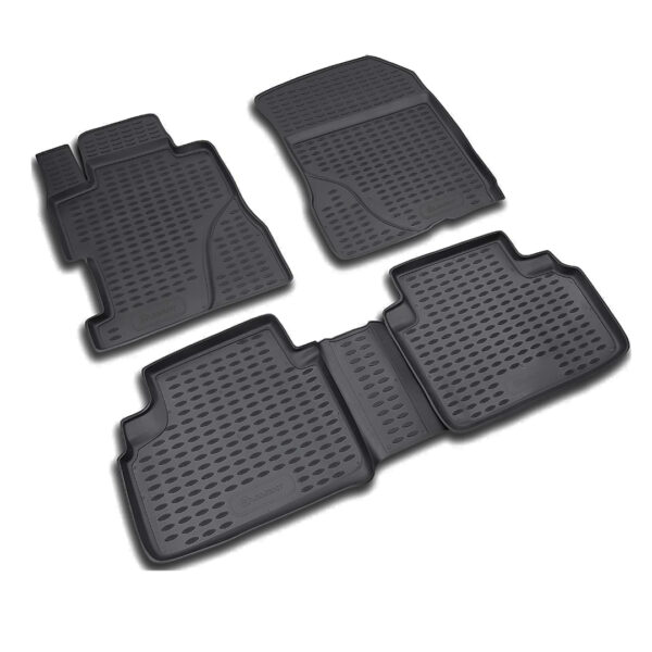 Novline ΜΑΡΚΕ ΠΑΤΑΚΙΑ ΣΕ ΣΚΑΦΗ TPE ΛΑΣΤΙΧΟ ΓΙΑ HONDA CIVIC 4D 2006+  ΣΕ ΜΑΥΡΟ ΧΡΩΜΑ NOVLINE - 4 ΤΕΜ.