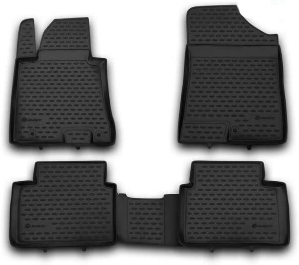 Novline ΜΑΡΚΕ ΠΑΤΑΚΙΑ ΣΕ ΣΚΑΦΗ TPE ΛΑΣΤΙΧΟ ΓΙΑ HYUNDAI i30 3D / 5D 03/2012-2017  ΣΕ ΜΑΥΡΟ ΧΡΩΜΑ NOVLINE - 4 ΤΕΜ.