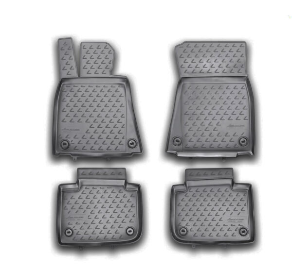 Novline ΜΑΡΚΕ ΠΑΤΑΚΙΑ ΣΕ ΣΚΑΦΗ TPE ΛΑΣΤΙΧΟ ΓΙΑ LEXUS GS 205 2012+  ΣΕ ΜΑΥΡΟ ΧΡΩΜΑ NOVLINE - 4 ΤΕΜ.