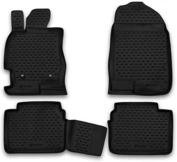 Novline ΜΑΡΚΕ ΠΑΤΑΚΙΑ ΣΕ ΣΚΑΦΗ TPE ΛΑΣΤΙΧΟ ΓΙΑ MAZDA 6 04/2008-2013  ΣΕ ΜΑΥΡΟ ΧΡΩΜΑ NOVLINE - 4 ΤΕΜ.