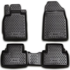Novline ΜΑΡΚΕ ΠΑΤΑΚΙΑ ΣΕ ΣΚΑΦΗ TPE ΛΑΣΤΙΧΟ ΓΙΑ MAZDA CX7 10/2009-12/2013  ΣΕ ΑΝΘΡΑΚΙ ΣΚΟΥΡΟ ΓΚΡΙ ΧΡΩΜΑ NOVLINE - 4 ΤΕΜ.