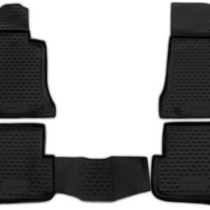Novline ΜΑΡΚΕ ΠΑΤΑΚΙΑ ΣΕ ΣΚΑΦΗ TPE ΛΑΣΤΙΧΟ ΓΙΑ MERCEDES C CLASS W204 2007-2014  ΣΕ ΜΑΥΡΟ ΧΡΩΜΑ NOVLINE - 4 ΤΕΜ.