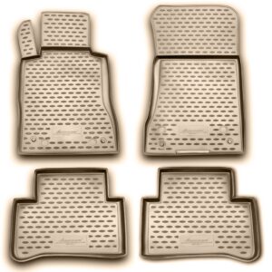 Novline ΠΑΤΑΚΙΑ ΣΕ ΣΚΑΦΗ TPE ΛΑΣΤΙΧΟ ΓΙΑ MERCEDES CLS W219 2004+  ΣΕ ΜΠΕΖ ΧΡΩΜΑ NOVLINE - 4 ΤΕΜ.