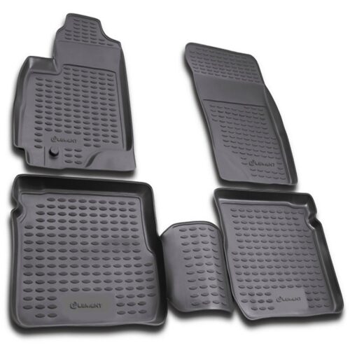 Novline ΜΑΡΚΕ ΠΑΤΑΚΙΑ ΣΕ ΣΚΑΦΗ TPE ΛΑΣΤΙΧΟ ΓΙΑ MITSUBISHI OUTLANDER 05/2003-01/2007  ΣΕ ΑΝΘΡΑΚΙ ΣΚΟΥΡΟ ΓΚΡΙ ΧΡΩΜΑ NOVLINE – 4 ΤΕΜ.