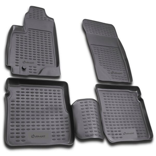 Novline ΜΑΡΚΕ ΠΑΤΑΚΙΑ ΣΕ ΣΚΑΦΗ TPE ΛΑΣΤΙΧΟ ΓΙΑ MITSUBISHI OUTLANDER 05/2003-01/2007  ΣΕ ΑΝΘΡΑΚΙ ΣΚΟΥΡΟ ΓΚΡΙ ΧΡΩΜΑ NOVLINE - 4 ΤΕΜ.