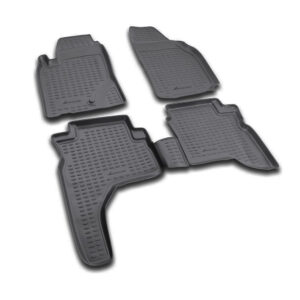 Novline ΜΑΡΚΕ ΠΑΤΑΚΙΑ ΣΕ ΣΚΑΦΗ TPE ΛΑΣΤΙΧΟ ΓΙΑ MITSUBISHI PAJERO SPORT 1997-2008  ΣΕ ΜΑΥΡΟ ΧΡΩΜΑ NOVLINE - 4 ΤΕΜ.