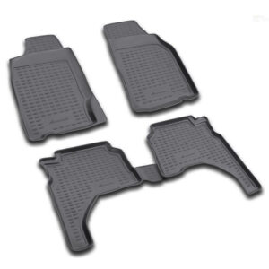 Novline ΜΑΡΚΕ ΠΑΤΑΚΙΑ ΣΕ ΣΚΑΦΗ TPE ΛΑΣΤΙΧΟ ΓΙΑ MITSUBISHI L200 4D 1996-2005  ΣΕ ΜΑΥΡΟ ΧΡΩΜΑ NOVLINE - 4 ΤΕΜ.
