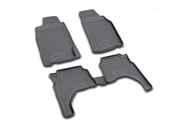 Novline ΜΑΡΚΕ ΠΑΤΑΚΙΑ ΣΕ ΣΚΑΦΗ TPE ΛΑΣΤΙΧΟ ΓΙΑ MITSUBISHI L200 4D 1996-2005  ΣΕ ΜΑΥΡΟ ΧΡΩΜΑ NOVLINE - 4 ΤΕΜ.