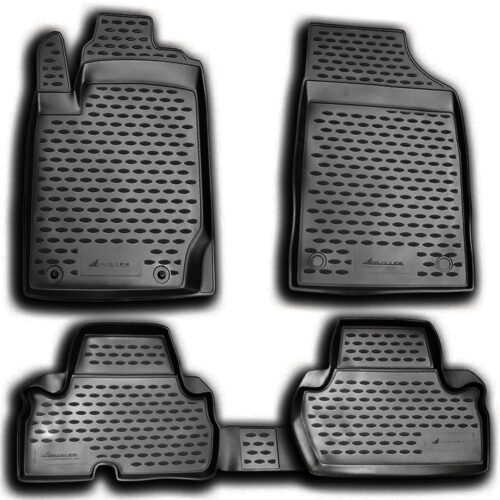 Novline ΜΑΡΚΕ ΠΑΤΑΚΙΑ ΣΕ ΣΚΑΦΗ TPE ΛΑΣΤΙΧΟ ΓΙΑ MITSUBISHI L200 2D 04/2010-2015  ΣΕ ΑΝΘΡΑΚΙ ΣΚΟΥΡΟ ΓΚΡΙ ΧΡΩΜΑ NOVLINE – 4 ΤΕΜ.