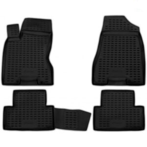 Novline ΜΑΡΚΕ ΠΑΤΑΚΙΑ ΣΕ ΣΚΑΦΗ TPE ΛΑΣΤΙΧΟ ΓΙΑ NISSAN X-TRAIL 07/2007-05/2014  ΣΕ ΑΝΘΡΑΚΙ ΣΚΟΥΡΟ ΓΚΡΙ ΧΡΩΜΑ NOVLINE - 4 ΤΕΜ.
