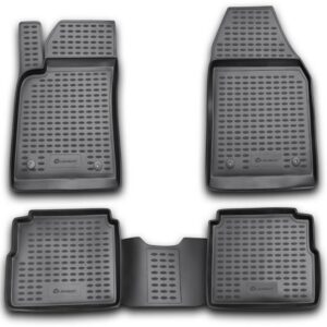 Novline ΜΑΡΚΕ ΠΑΤΑΚΙΑ ΣΕ ΣΚΑΦΗ TPE ΛΑΣΤΙΧΟ ΓΙΑ OPEL VECTRA C SW 2003-2008  ΣΕ ΑΝΘΡΑΚΙ ΣΚΟΥΡΟ ΓΚΡΙ ΧΡΩΜΑ NOVLINE - 4 ΤΕΜ.