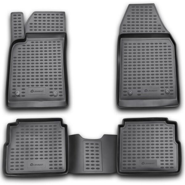 Novline ΜΑΡΚΕ ΠΑΤΑΚΙΑ ΣΕ ΣΚΑΦΗ TPE ΛΑΣΤΙΧΟ ΓΙΑ OPEL VECTRA C SW 2003-2008  ΣΕ ΑΝΘΡΑΚΙ ΣΚΟΥΡΟ ΓΚΡΙ ΧΡΩΜΑ NOVLINE - 4 ΤΕΜ.