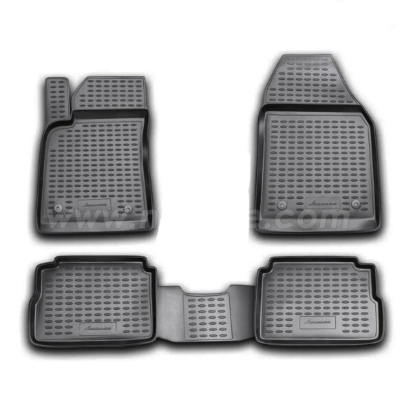 Novline ΜΑΡΚΕ ΠΑΤΑΚΙΑ ΣΕ ΣΚΑΦΗ TPE ΛΑΣΤΙΧΟ ΓΙΑ OPEL VECTRA C 05/2002-01/2009  ΣΕ ΜΑΥΡΟ ΧΡΩΜΑ NOVLINE - 4 ΤΕΜ.