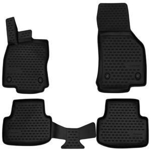 Novline ΜΑΡΚΕ ΠΑΤΑΚΙΑ ΣΕ ΣΚΑΦΗ TPE ΛΑΣΤΙΧΟ ΓΙΑ AUDI A3 8V HTB 2012-2016 / 2016-2020  ΣΕ ΜΑΥΡΟ ΧΡΩΜΑ NOVLINE - 4 ΤΕΜ.