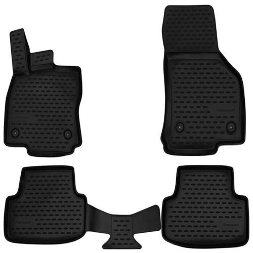 Novline ΜΑΡΚΕ ΠΑΤΑΚΙΑ ΣΕ ΣΚΑΦΗ TPE ΛΑΣΤΙΧΟ ΓΙΑ AUDI A3 8V HTB 2012-2016 / 2016-2020  ΣΕ ΜΑΥΡΟ ΧΡΩΜΑ NOVLINE – 4 ΤΕΜ.