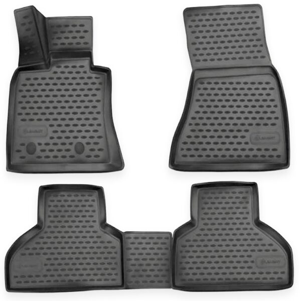 Novline ΜΑΡΚΕ ΠΑΤΑΚΙΑ ΣΕ ΣΚΑΦΗ TPE ΛΑΣΤΙΧΟ ΓΙΑ BMW X5 F15 2013-2018  ΣΕ ΑΝΘΡΑΚΙ ΣΚΟΥΡΟ ΓΚΡΙ ΧΡΩΜΑ NOVLINE - 4 ΤΕΜ.