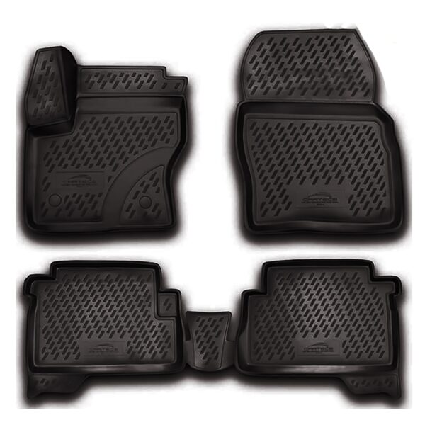 Novline ΜΑΡΚΕ ΠΑΤΑΚΙΑ ΣΕ ΣΚΑΦΗ TPE ΛΑΣΤΙΧΟ ΓΙΑ FORD KUGA 5D 2013-2019  ΣΕ ΜΑΥΡΟ ΧΡΩΜΑ NOVLINE - 4 ΤΕΜ.