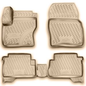 Novline ΠΑΤΑΚΙΑ ΣΕ ΣΚΑΦΗ TPE ΛΑΣΤΙΧΟ ΓΙΑ FORD KUGA 5D 2013-2019  ΣΕ ΜΠΕΖ ΧΡΩΜΑ NOVLINE - 4 ΤΕΜ.