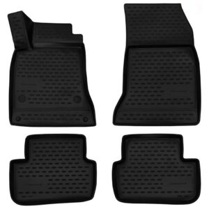 Novline ΜΑΡΚΕ ΠΑΤΑΚΙΑ ΣΕ ΣΚΑΦΗ TPE ΛΑΣΤΙΧΟ ΓΙΑ MERCEDES CLA W117 2013-2019  ΣΕ ΜΑΥΡΟ ΧΡΩΜΑ NOVLINE - 4 ΤΕΜ.
