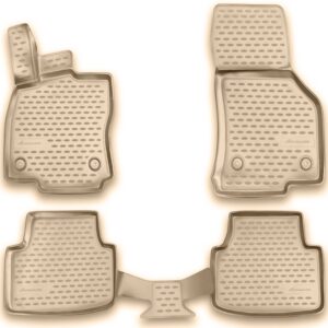 Novline ΜΑΡΚΕ ΠΑΤΑΚΙΑ ΣΕ ΣΚΑΦΗ TPE ΛΑΣΤΙΧΟ ΓΙΑ SKODA OCTAVIA 3 A7 2013-2020  ΣΕ ΜΠΕΖ ΧΡΩΜΑ NOVLINE - 4 ΤΕΜ.