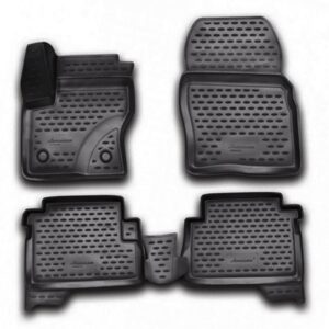Novline ΜΑΡΚΕ ΠΑΤΑΚΙΑ ΣΕ ΣΚΑΦΗ TPE ΛΑΣΤΙΧΟ ΓΙΑ FORD KUGA 5D 03/2013-10/2016  ΣΕ ΑΝΘΡΑΚΙ ΣΚΟΥΡΟ ΓΚΡΙ ΧΡΩΜΑ NOVLINE - 4 ΤΕΜ.