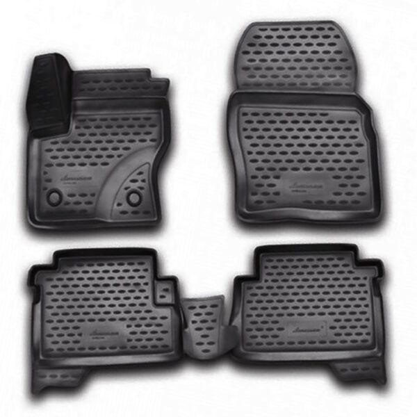 Novline ΜΑΡΚΕ ΠΑΤΑΚΙΑ ΣΕ ΣΚΑΦΗ TPE ΛΑΣΤΙΧΟ ΓΙΑ FORD KUGA 5D 03/2013-10/2016  ΣΕ ΑΝΘΡΑΚΙ ΣΚΟΥΡΟ ΓΚΡΙ ΧΡΩΜΑ NOVLINE - 4 ΤΕΜ.