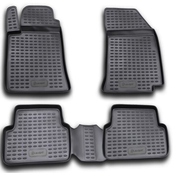 Novline ΜΑΡΚΕ ΠΑΤΑΚΙΑ ΣΕ ΣΚΑΦΗ TPE ΛΑΣΤΙΧΟ ΓΙΑ RENAULT LAGUNA 2001-2007  ΣΕ ΑΝΘΡΑΚΙ ΣΚΟΥΡΟ ΓΚΡΙ ΧΡΩΜΑ NOVLINE - 4 ΤΕΜ.