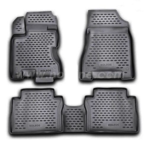 Novline ΜΑΡΚΕ ΠΑΤΑΚΙΑ ΣΕ ΣΚΑΦΗ TPE ΛΑΣΤΙΧΟ ΓΙΑ RENAULT KOLEOS 06/2008-2017  ΣΕ ΜΑΥΡΟ ΧΡΩΜΑ NOVLINE – 4 ΤΕΜ.