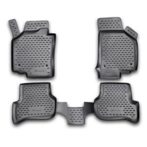 Novline ΜΑΡΚΕ ΠΑΤΑΚΙΑ ΣΕ ΣΚΑΦΗ TPE ΛΑΣΤΙΧΟ ΓΙΑ SEAT LEON 2005-2013  ΣΕ ΜΑΥΡΟ ΧΡΩΜΑ NOVLINE - 4 ΤΕΜ.