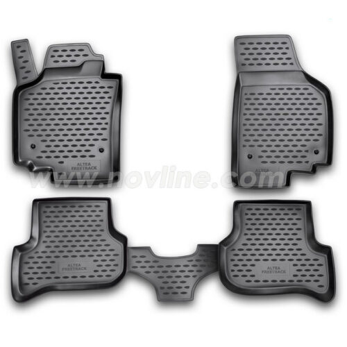 Novline ΜΑΡΚΕ ΠΑΤΑΚΙΑ ΣΕ ΣΚΑΦΗ TPE ΛΑΣΤΙΧΟ ΓΙΑ SEAT ALTEA XL 01/2006-2015  ΣΕ ΜΑΥΡΟ ΧΡΩΜΑ NOVLINE – 4 ΤΕΜ.