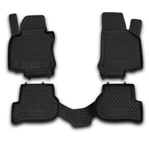 Novline ΜΑΡΚΕ ΠΑΤΑΚΙΑ ΣΕ ΣΚΑΦΗ TPE ΛΑΣΤΙΧΟ ΓΙΑ SKODA OCTAVIA 5 09/2004-2013  ΣΕ ΜΑΥΡΟ ΧΡΩΜΑ NOVLINE - 4 ΤΕΜ.