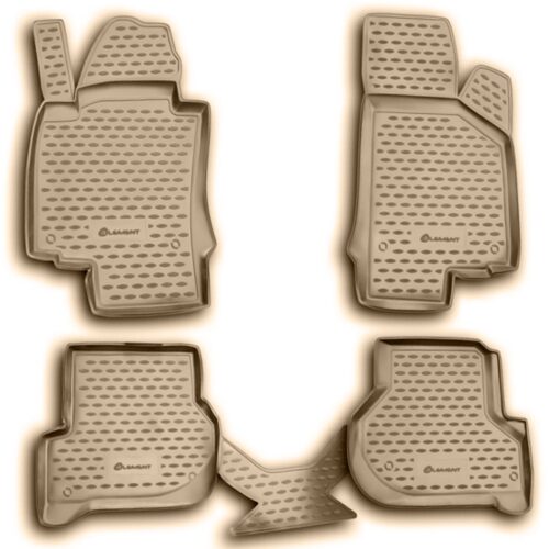 Novline ΜΑΡΚΕ ΠΑΤΑΚΙΑ ΣΕ ΣΚΑΦΗ TPE ΛΑΣΤΙΧΟ ΓΙΑ SKODA OCTAVIA 03/2004-2013  ΣΕ ΜΠΕΖ ΧΡΩΜΑ NOVLINE – 4 ΤΕΜ.