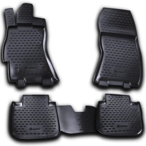 Novline ΜΑΡΚΕ ΠΑΤΑΚΙΑ ΣΕ ΣΚΑΦΗ TPE ΛΑΣΤΙΧΟ ΓΙΑ SUBARU LEGACY 4D 04/2010-2015  ΣΕ ΜΑΥΡΟ ΧΡΩΜΑ NOVLINE - 4 ΤΕΜ.