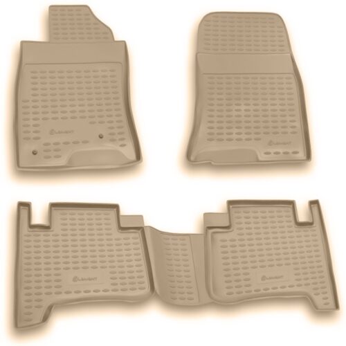 Novline ΜΑΡΚΕ ΠΑΤΑΚΙΑ ΣΕ ΣΚΑΦΗ TPE ΛΑΣΤΙΧΟ ΓΙΑ TOYOTA LAND CRUISER PRADO 01/2003-12/2009  ΣΕ ΜΠΕΖ ΧΡΩΜΑ NOVLINE – 4 ΤΕΜ.