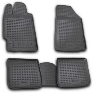 Novline ΜΑΡΚΕ ΠΑΤΑΚΙΑ ΣΕ ΣΚΑΦΗ TPE ΛΑΣΤΙΧΟ ΓΙΑ TOYOTA CAMRY 07/2006-2011  ΣΕ ΑΝΘΡΑΚΙ ΣΚΟΥΡΟ ΓΚΡΙ ΧΡΩΜΑ NOVLINE - 4 ΤΕΜ.