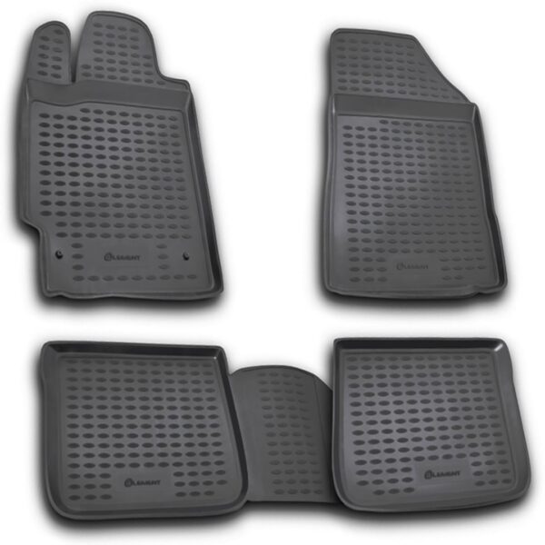 Novline ΜΑΡΚΕ ΠΑΤΑΚΙΑ ΣΕ ΣΚΑΦΗ TPE ΛΑΣΤΙΧΟ ΓΙΑ TOYOTA CAMRY 07/2006-2011  ΣΕ ΑΝΘΡΑΚΙ ΣΚΟΥΡΟ ΓΚΡΙ ΧΡΩΜΑ NOVLINE - 4 ΤΕΜ.