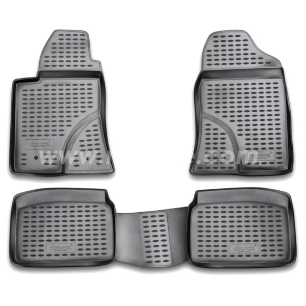 Novline ΜΑΡΚΕ ΠΑΤΑΚΙΑ ΣΕ ΣΚΑΦΗ TPE ΛΑΣΤΙΧΟ ΓΙΑ TOYOTA AVENSIS 04/2003-2009  ΣΕ ΜΑΥΡΟ ΧΡΩΜΑ NOVLINE - 4 ΤΕΜ.