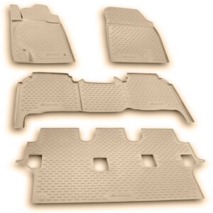 Novline ΜΑΡΚΕ ΠΑΤΑΚΙΑ ΣΕ ΣΚΑΦΗ TPE ΛΑΣΤΙΧΟ ΓΙΑ TOYOTA LAND CRUISER 200 11/2007-2015  ΣΕ ΜΠΕΖ ΧΡΩΜΑ NOVLINE - 5 ΤΕΜ.