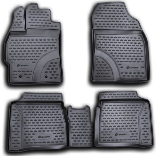 Novline ΜΑΡΚΕ ΠΑΤΑΚΙΑ ΣΕ ΣΚΑΦΗ TPE ΛΑΣΤΙΧΟ ΓΙΑ TOYOTA PRIUS 10/2009-2015  ΣΕ ΑΝΘΡΑΚΙ ΣΚΟΥΡΟ ΓΚΡΙ ΧΡΩΜΑ NOVLINE – 4 ΤΕΜ.