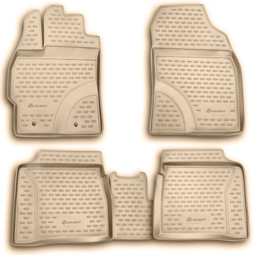 Novline ΜΑΡΚΕ ΠΑΤΑΚΙΑ ΣΕ ΣΚΑΦΗ TPE ΛΑΣΤΙΧΟ ΓΙΑ TOYOTA PRIUS 10/2009-2015  ΣΕ ΜΠΕΖ ΧΡΩΜΑ NOVLINE – 4 ΤΕΜ.