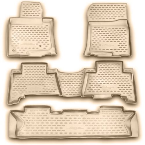 Novline ΜΑΡΚΕ ΠΑΤΑΚΙΑ ΣΕ ΣΚΑΦΗ TPE ΛΑΣΤΙΧΟ ΓΙΑ TOYOTA LAND CRUISER PRADO 7ΘΕΣΙΟ 12/2009-2013  ΣΕ ΜΠΕΖ ΧΡΩΜΑ NOVLINE – 5 ΤΕΜ.