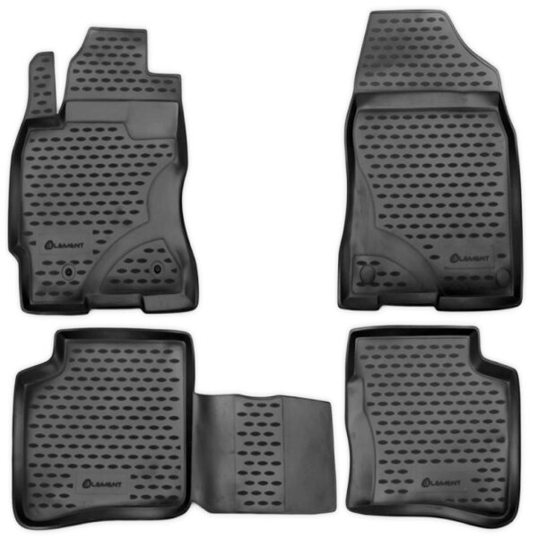 Novline ΜΑΡΚΕ ΠΑΤΑΚΙΑ ΣΕ ΣΚΑΦΗ TPE ΛΑΣΤΙΧΟ ΓΙΑ TOYOTA PRIUS 2003-2009  ΣΕ ΑΝΘΡΑΚΙ ΣΚΟΥΡΟ ΓΚΡΙ ΧΡΩΜΑ NOVLINE - 4 ΤΕΜ.