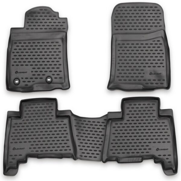 Novline ΜΑΡΚΕ ΠΑΤΑΚΙΑ ΣΕ ΣΚΑΦΗ TPE ΛΑΣΤΙΧΟ ΓΙΑ TOYOTA LANDCRUISER 150 2013-2015  ΣΕ ΑΝΘΡΑΚΙ ΣΚΟΥΡΟ ΓΚΡΙ ΧΡΩΜΑ NOVLINE - 4 ΤΕΜ.