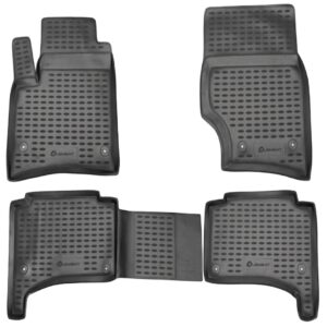 Novline ΜΑΡΚΕ ΠΑΤΑΚΙΑ ΣΕ ΣΚΑΦΗ TPE ΛΑΣΤΙΧΟ ΓΙΑ VW TOUAREG 01/2003-04/2010  ΣΕ ΑΝΘΡΑΚΙ ΣΚΟΥΡΟ ΓΚΡΙ ΧΡΩΜΑ NOVLINE - 4 ΤΕΜ.