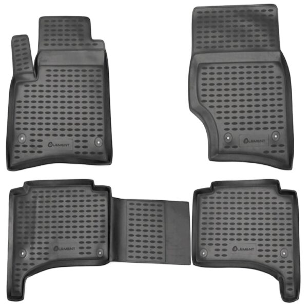 Novline ΜΑΡΚΕ ΠΑΤΑΚΙΑ ΣΕ ΣΚΑΦΗ TPE ΛΑΣΤΙΧΟ ΓΙΑ VW TOUAREG 01/2003-04/2010  ΣΕ ΑΝΘΡΑΚΙ ΣΚΟΥΡΟ ΓΚΡΙ ΧΡΩΜΑ NOVLINE - 4 ΤΕΜ.