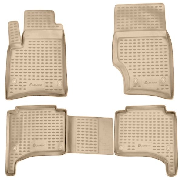 Novline ΜΑΡΚΕ ΠΑΤΑΚΙ ΣΚΑΦΗ ΠΟΡΤ ΜΠΑΓΚΑΖ ΓΙΑ VW TOUAREG 10/2002-2010 ΜΑΡΚΕ ΠΑΤΑΚΙΑ ΣΕ ΣΚΑΦΗ TPE ΛΑΣΤΙΧΟ ΣΕ ΜΠΕΖ ΧΡΩΜΑ NOVLINE - 4 ΤΕΜ.