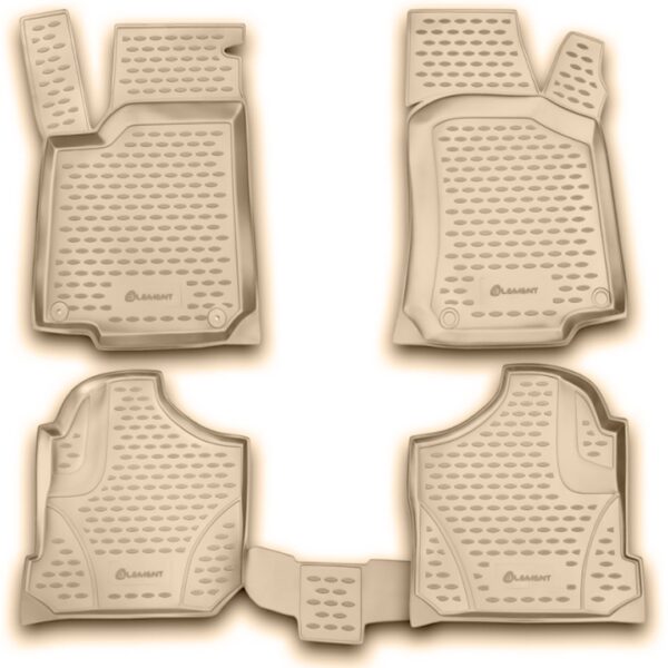 Novline ΜΑΡΚΕ ΠΑΤΑΚΙΑ ΣΕ ΣΚΑΦΗ TPE ΛΑΣΤΙΧΟ ΓΙΑ VW GOLF 4 1998-2004 / VW BORA 1998-2005  ΣΕ ΜΠΕΖ ΧΡΩΜΑ NOVLINE - 4 ΤΕΜ.