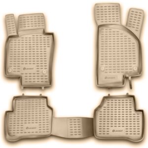 Novline ΜΑΡΚΕ ΠΑΤΑΚΙΑ ΣΕ ΣΚΑΦΗ TPE ΛΑΣΤΙΧΟ ΓΙΑ VW PASSAT B6 09/2005-2010  ΣΕ ΜΠΕΖ ΧΡΩΜΑ NOVLINE - 4 ΤΕΜ.