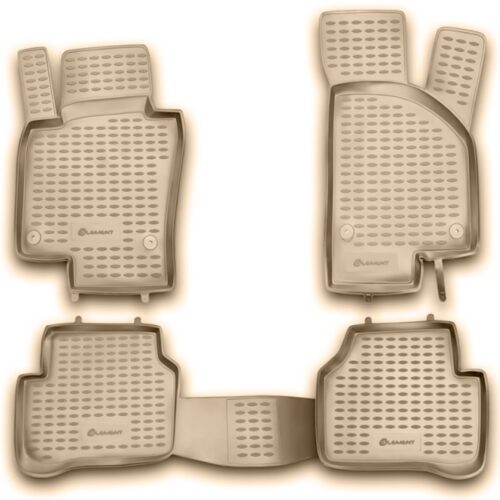 Novline ΜΑΡΚΕ ΠΑΤΑΚΙΑ ΣΕ ΣΚΑΦΗ TPE ΛΑΣΤΙΧΟ ΓΙΑ VW PASSAT B6 09/2005-2010  ΣΕ ΜΠΕΖ ΧΡΩΜΑ NOVLINE – 4 ΤΕΜ.