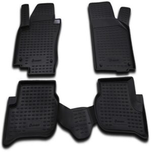 Novline ΜΑΡΚΕ ΠΑΤΑΚΙΑ ΣΕ ΣΚΑΦΗ TPE ΛΑΣΤΙΧΟ ΓΙΑ VW GOLF PLUS 02/2005-2014  ΣΕ ΜΑΥΡΟ ΧΡΩΜΑ NOVLINE - 4 ΤΕΜ.
